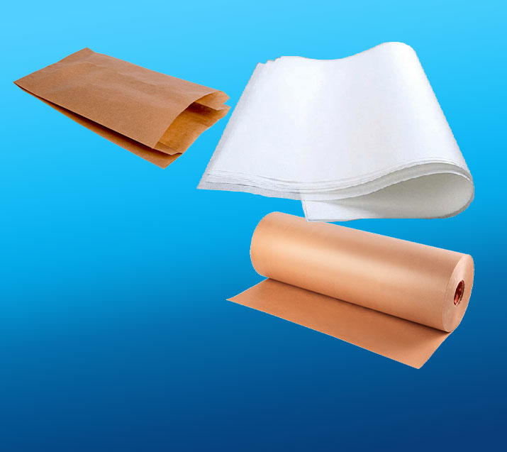 Sacos, Rollos y Resmas de Papel